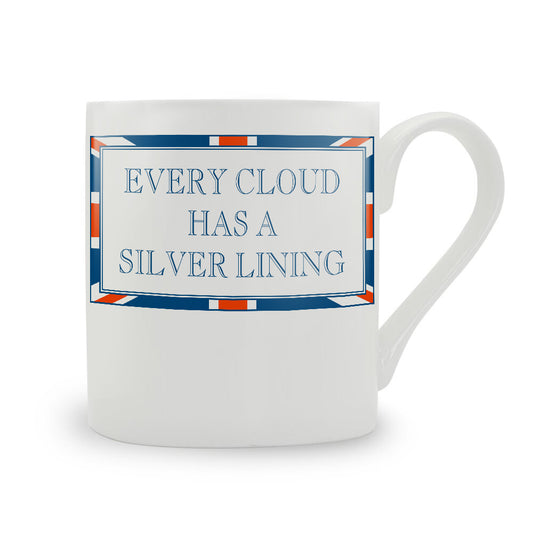 Terribly British Every Cloud Has A Silver Lining Mug