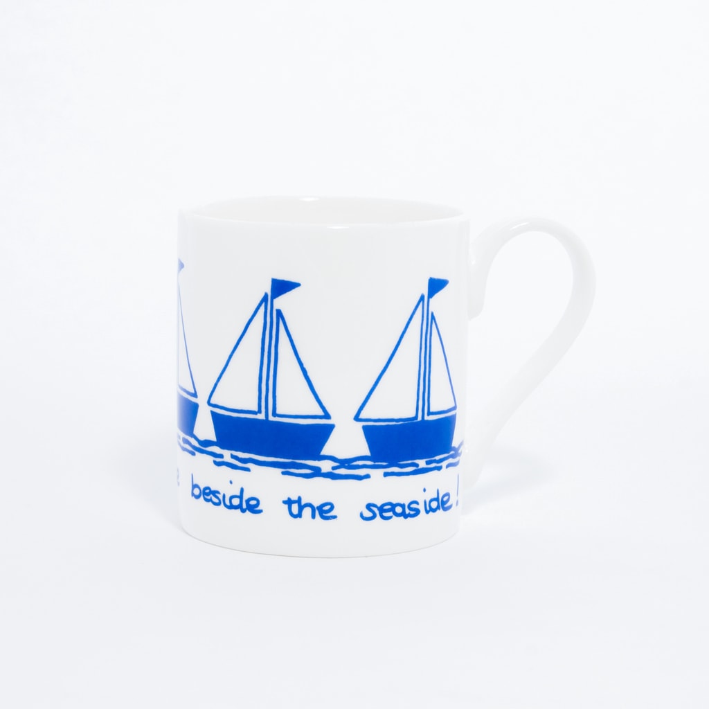 Sailboat - Beside The Seaside Repeat Standard Mug