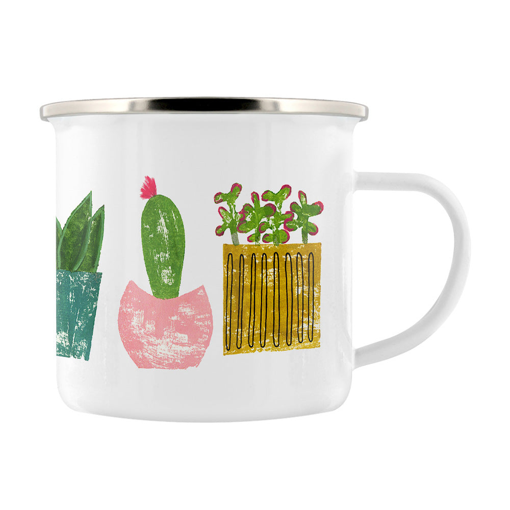 IzziRainey House Plant Enamel Mug