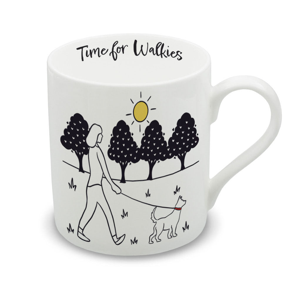 Out & About - Time For Walkies Standard Mug - 250ml