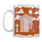 Etched In Nature - At The Allotment Block (Orange) Print Sublimation Mug