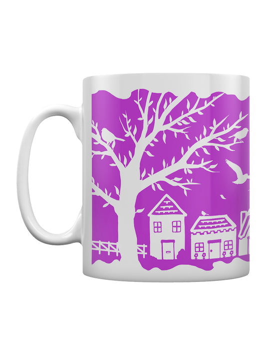 Etched In Nature - Country Living Block (Pink) Print Sublimation Mug