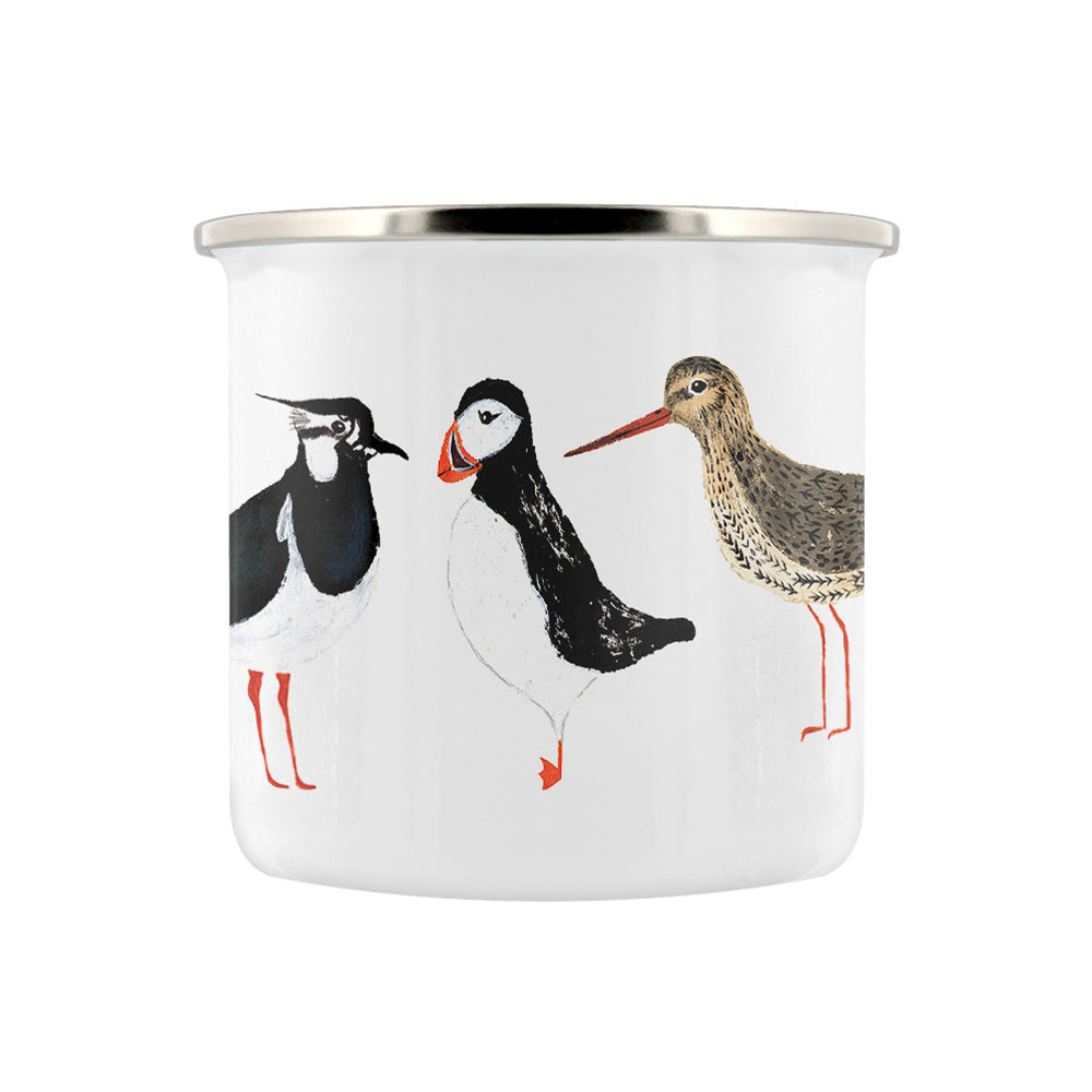 IzziRainey Coastal Birds Enamel Mug