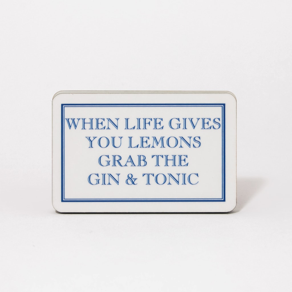 When Life Gives You Lemons Grab The Gin & Tonic Magnet