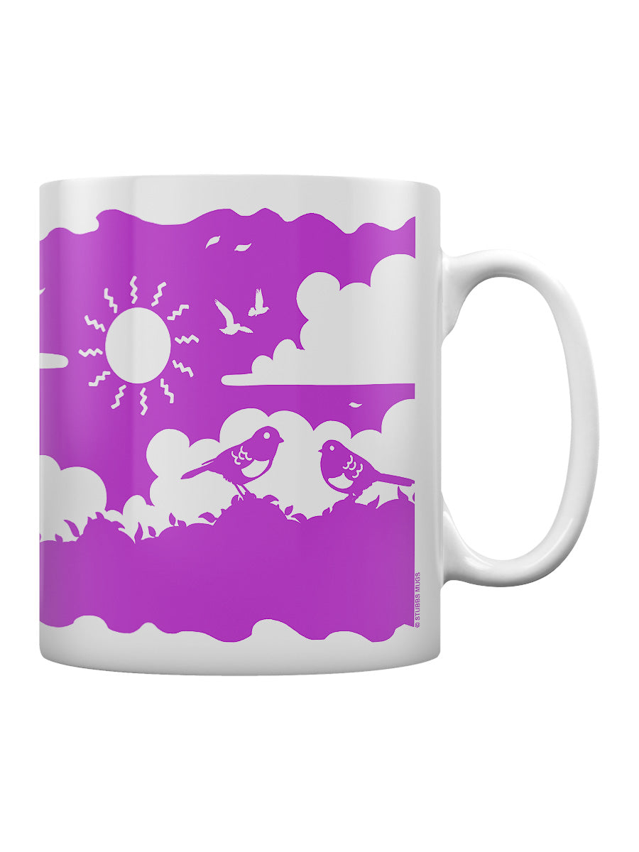 Etched In Nature - Country Living Block (Pink) Print Sublimation Mug