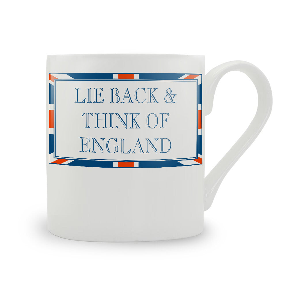 Terribly British Lie Back & Think Of England Mug