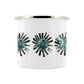 IzziRainey Black Dandelion Enamel Mug